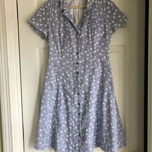 Light blue retro-style ModCloth dress